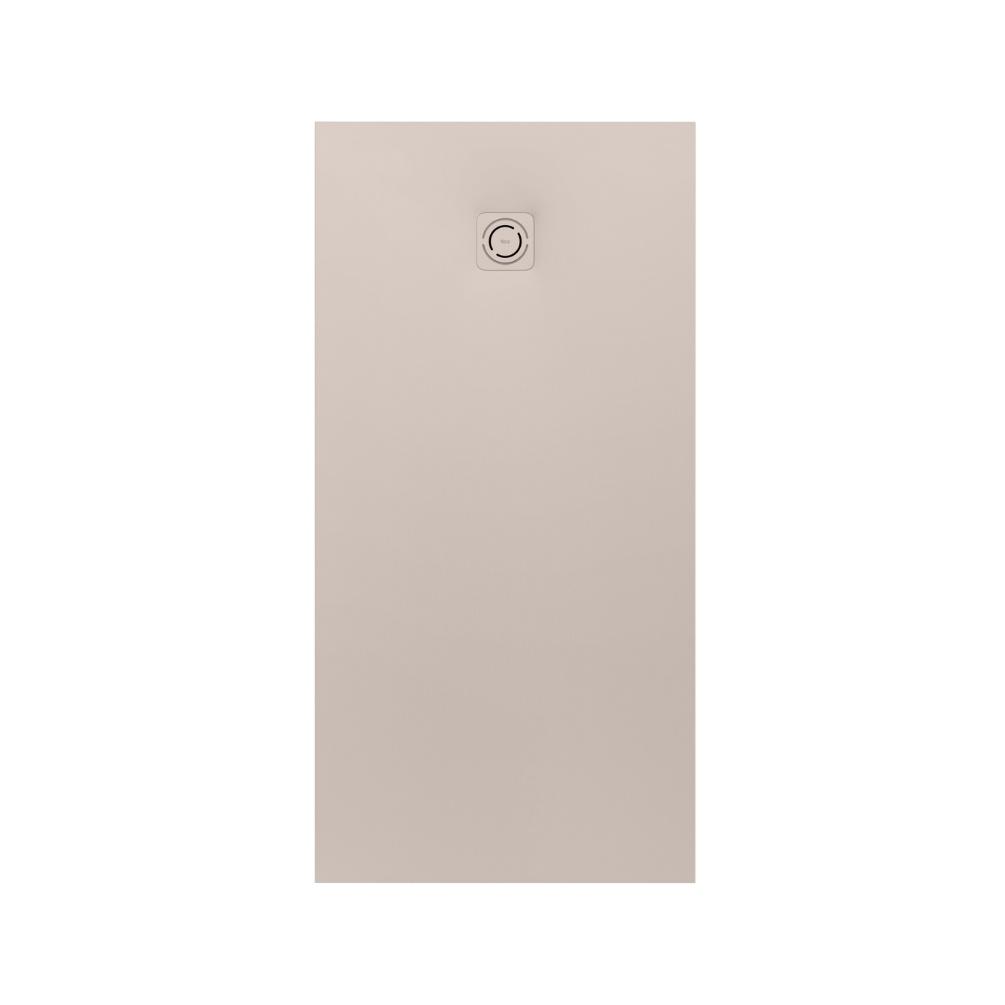Cut out image of the Roca Terran-N Stonex 1200mm x 700mm Beige Shower Tray with Waste